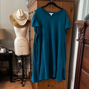 Teal Women's Dress XXXL (22)